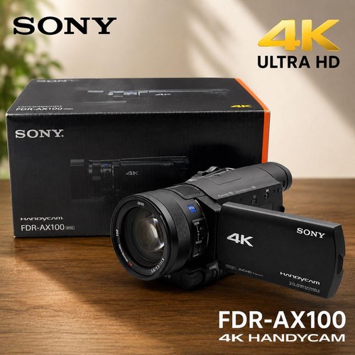 Caméscope sony fdr ax100 - 4k, fdr-ax100