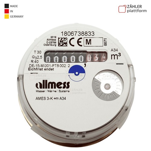 Allmess compteur eau capsule - allmess, d'eau