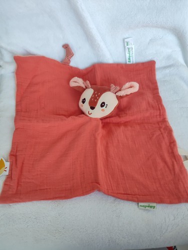 Doudou lange orange - doudou, saumon