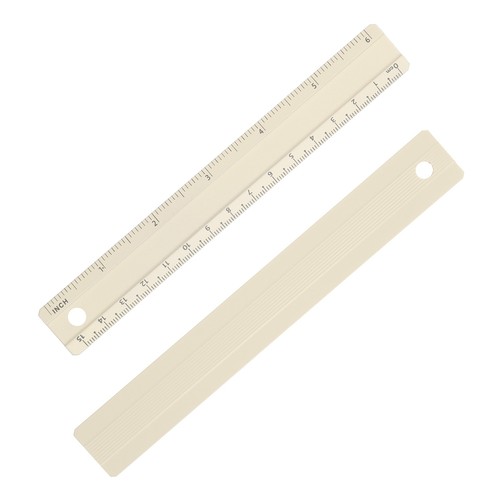 15cm règle métal 2pcs - règle, alu