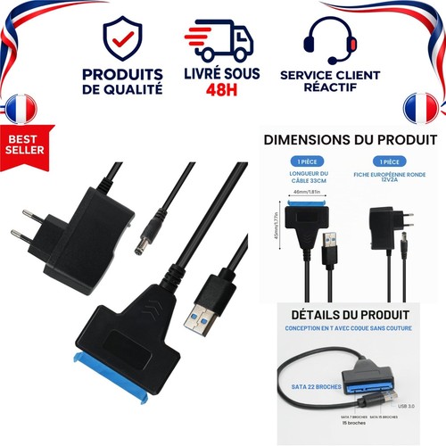 Adaptateur sata vers usb - adaptateur,