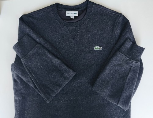 Sweat lacoste gris - sweat,
