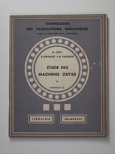 Joly R. : Étude fonctionnelle des machines outils