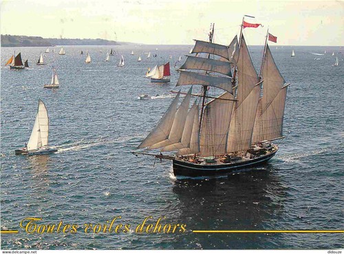 Carte postale bateaux - carte,