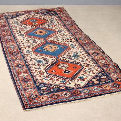 Tapis ancien asiatique laine - ancien,