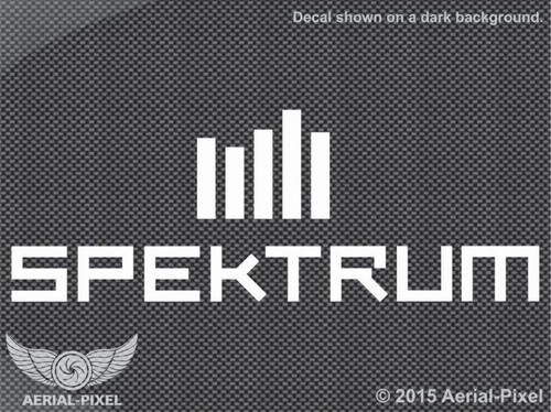 Spektrum vinyl window decal - window,