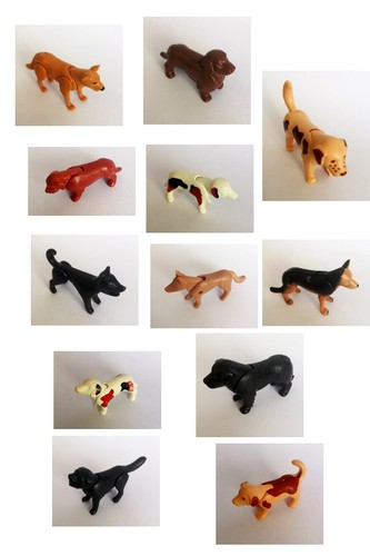 Playmobil chien chiot ferme