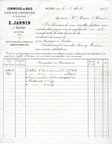 Jannin beard fir wood - e.,