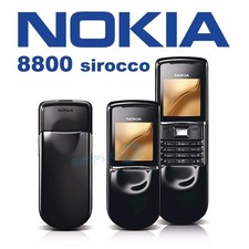 Téléphone Cellulaire Nokia 8800 Sirocco Black Slide Noir Gsm Luxury Phone