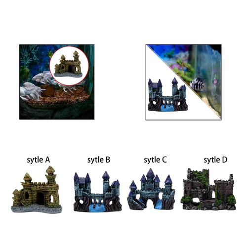 Château aquarium décor - d'aquarium,
