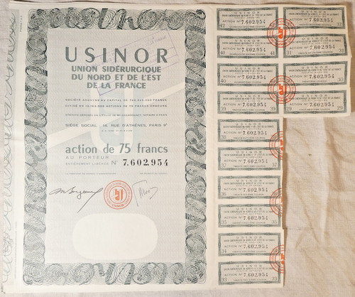 Ancienne action porteur - action, au