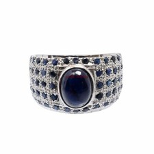 Chauffé Saphir Bleu Pierre