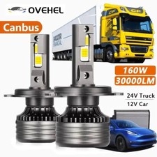 Ampoules LED H1 H7 H11 160W 30000LM Canbus 12V/24V CSP 3570 Phare Auto Camion