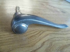 Poignée de porte en aluminium poli ,vintage ferrure serrure clenche industriel