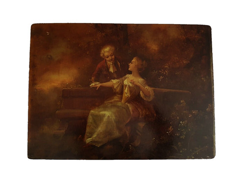 Ancien grand tableau - ancien, sur