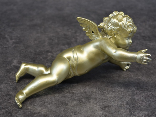 Ancien lustre ange - ange, regule