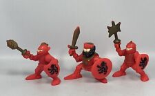 90’s FISHER PRICE GREAT ADVENTURES Vintage Lot 3 Personnages Red Knights #03