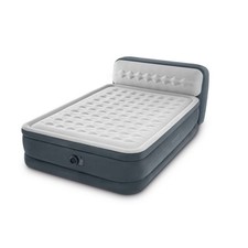 Intex Dura-Beam Deluxe Queen Air Mattress with Built-In Pump and Headboard