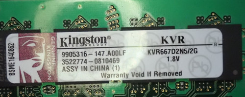 Kingston kvr266x64c2 512 512mo - kvr266x64c2/512,