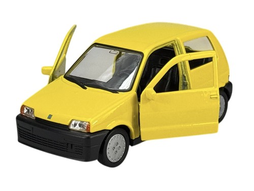 Welly fiat cinquecento yellow - cinquecento,
