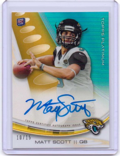 Matt scott 2013 topps - 2013, platinum
