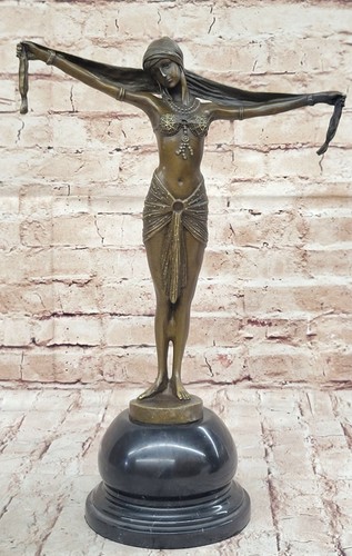 Statue bronze art déco - art,