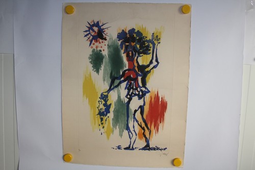 Lithographie aquatinte jean - aquatinte,