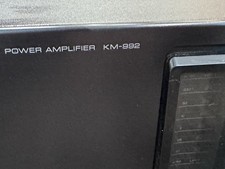 Vintage Kenwood KM-992 Stereo Power Amplifier Tested