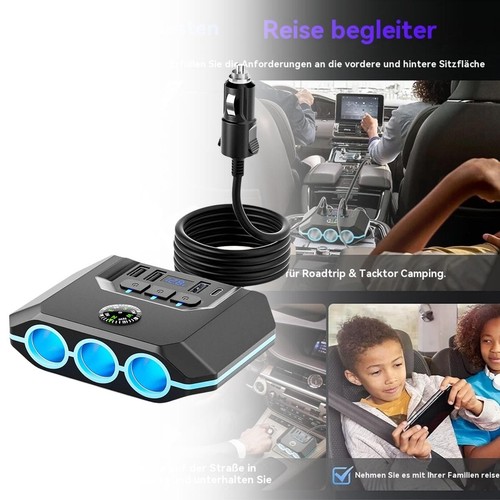 Multiprise voiture abs ports - 7,