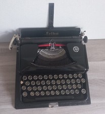 Machine à écrire Erika NAUMANN 5, S. & N. années 1930, clavier AZERTY