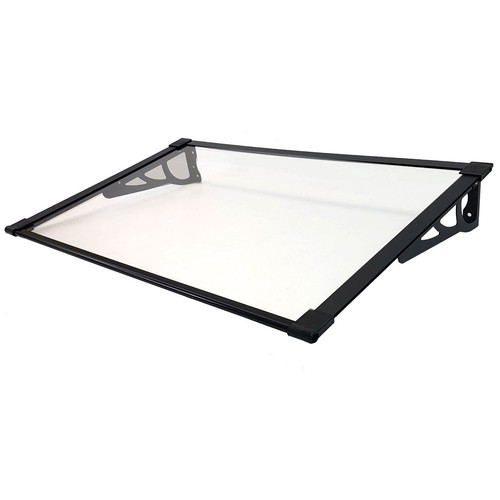 Auvent porte aluminium - auvent,