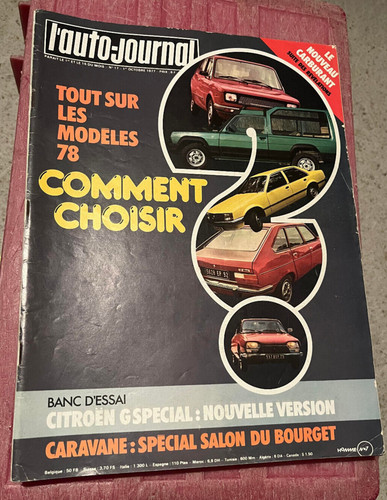 Auto journal 1 10 1977 - l'auto, n°17