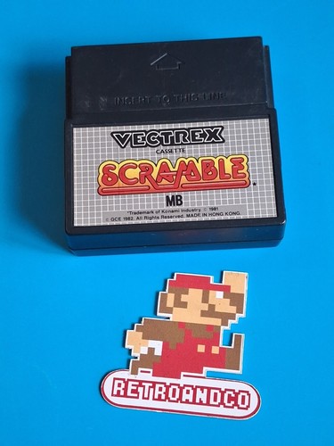 Vectrex jeu original scramble - vectrex,