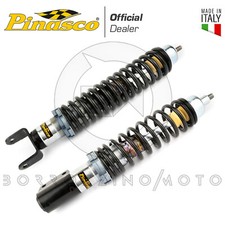 VESPA PX 125 150 200 PINASCO ADJUSTABLE FRONT SHOCK ABSORBERS BLACK
