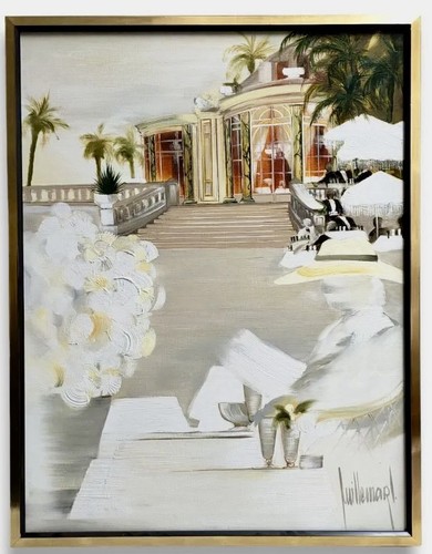 Huile sur toile - huile, de