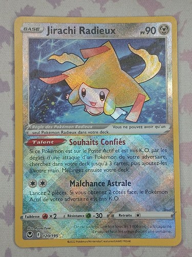 Carte pokemon jirachi radieux - pokemon,