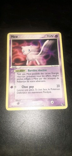 Carte pokemon mew - mew, pop4
