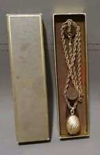 AVON Antique Concrete Perfume Cream Necklace 
