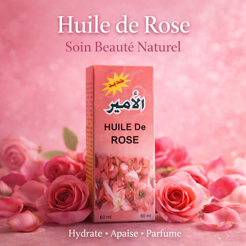 Huile rose soin - huile, de