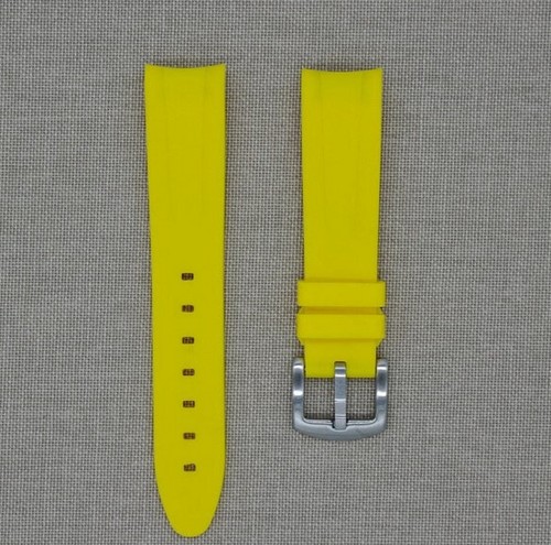 Tempomat 21mm jaune caoutchouc - jaune,