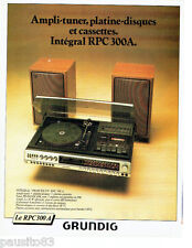 1978 ADVERTISING 036 ADVERTISING Grundig Amp Tuner Full Cassettes RPC 300