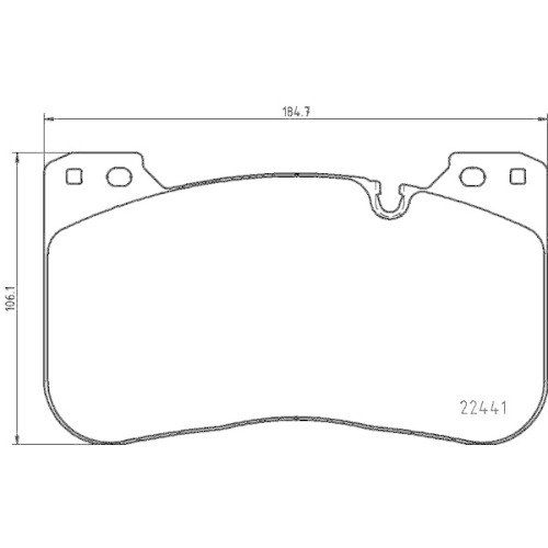 Kit plaquettes frein - kit,