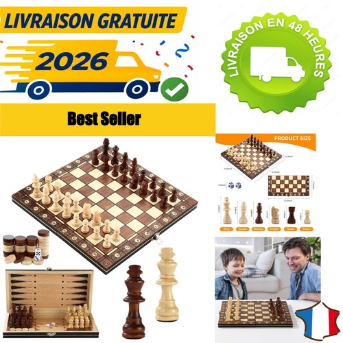 Jeu échecs magnétique en - jeu, d'échecs