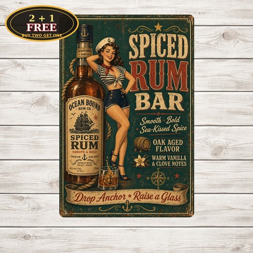 Retro pirate captain rum - retro,