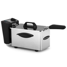 FDR 16 - Friteuse professionnelle thermostat réglable 15 l voyants lumineux 1...