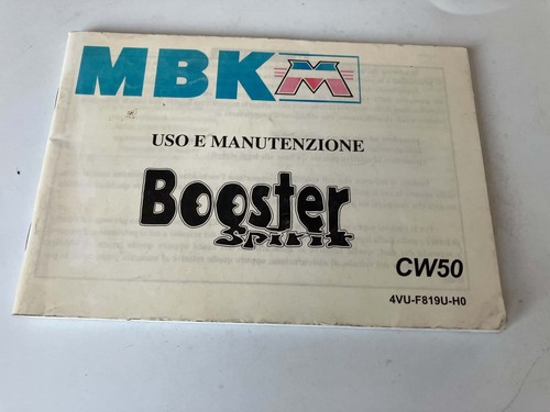 Manuel uso manutenzione mbk - e,