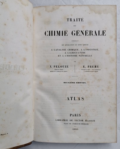 Traité chimie générale - de,