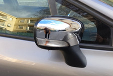 2 x CACHES CHROME COQUILLES