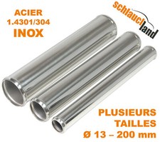 30cm TUBE DURITE ACIER INOX