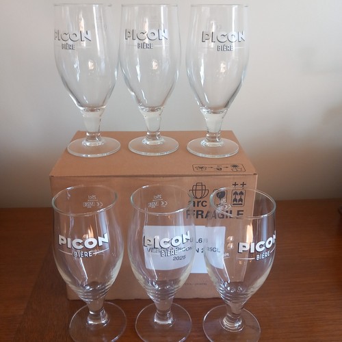 Lot verres 25cl picon bière - 6,